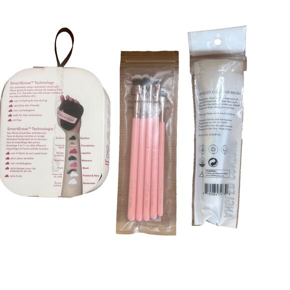 Make Up Brush Sets Luxie, Pearl World & Make Up 7 Day Smart Erase Pads Bundle - Picture 6 of 7